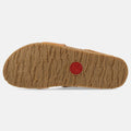 Haflinger Sandale Jack in Braun (Natur) aus Leder mit Riemen Sohlenansicht