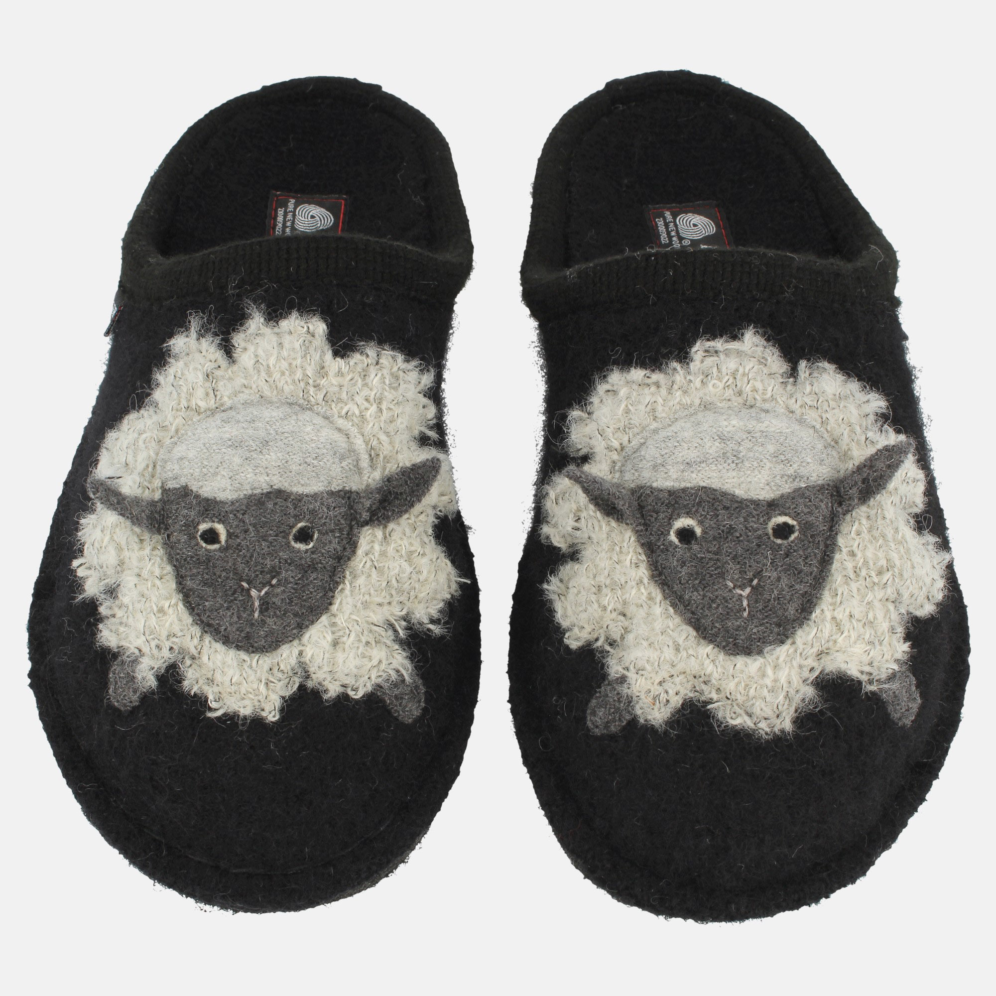 Pantoffel-Schwarz-3111013-Lamby-Oben